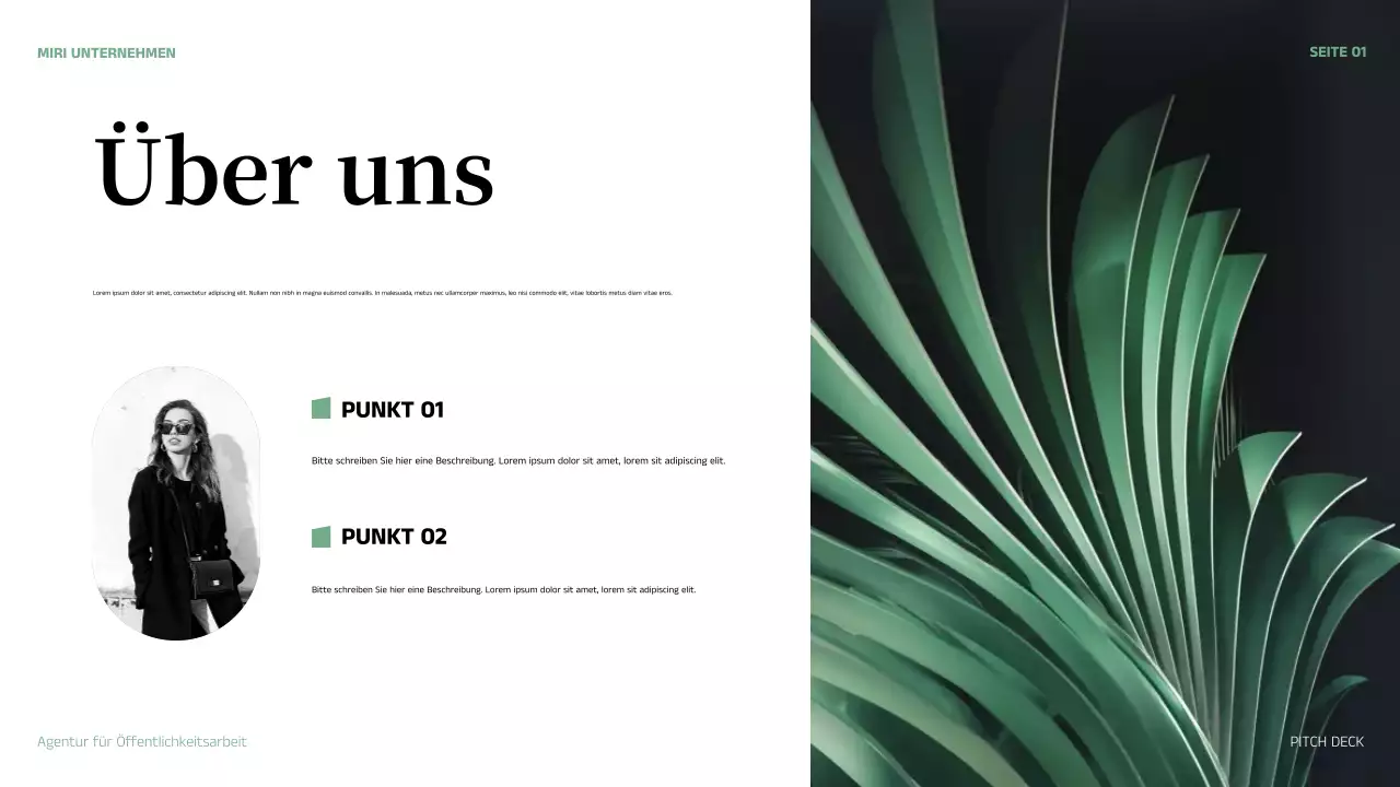 grünes abstraktes Geschäftsfeld