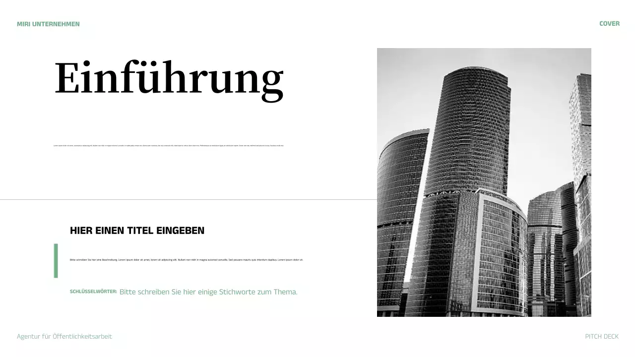 grünes abstraktes Geschäftsfeld