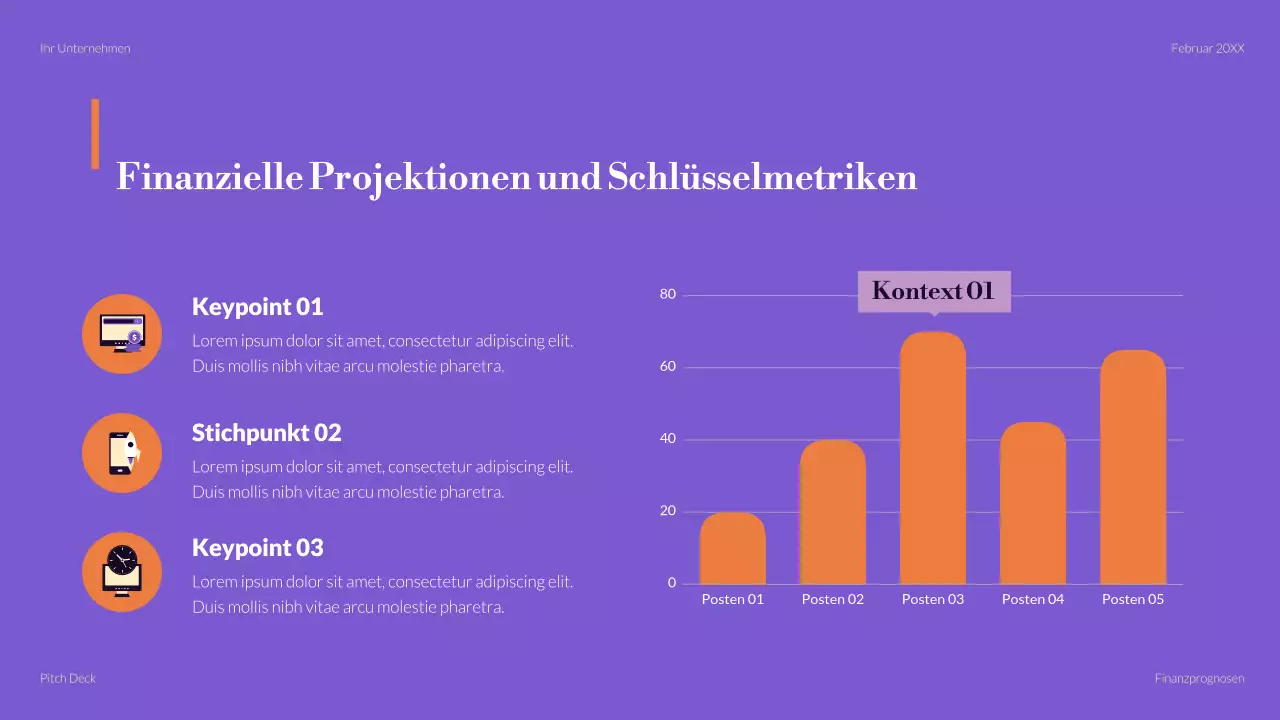 lila modernes Verkaufsgespräch Förderung