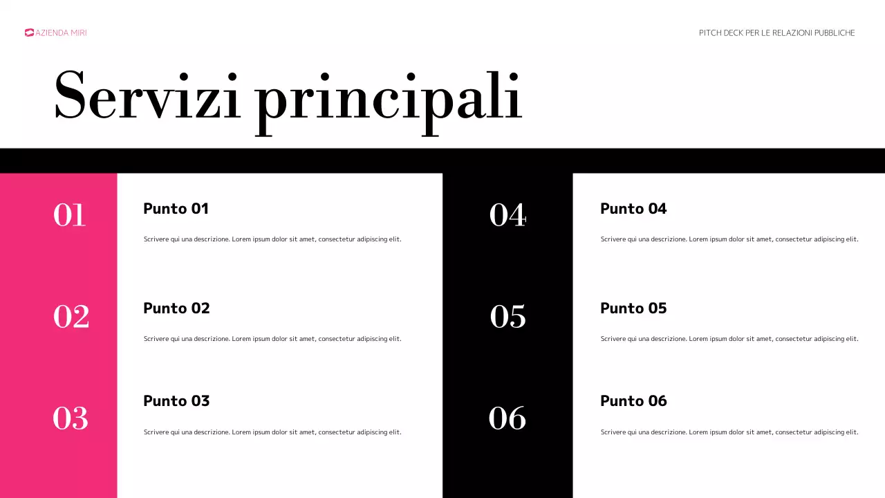 rapporto dei media in grassetto rosa