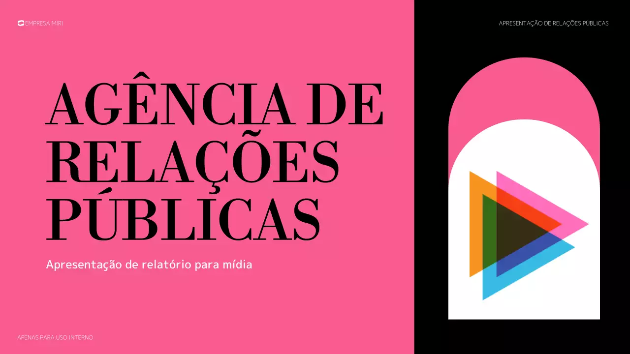 relatório dos media a negrito cor-de-rosa