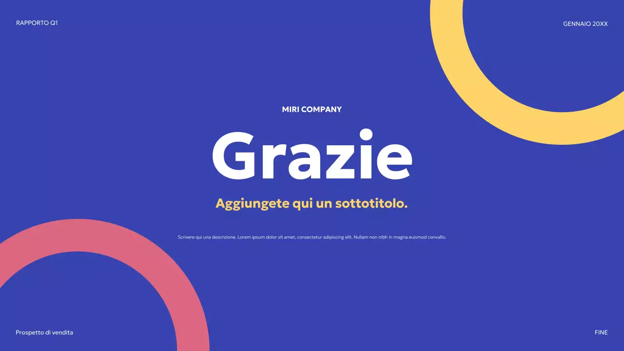 promozione di vendita moderna blu