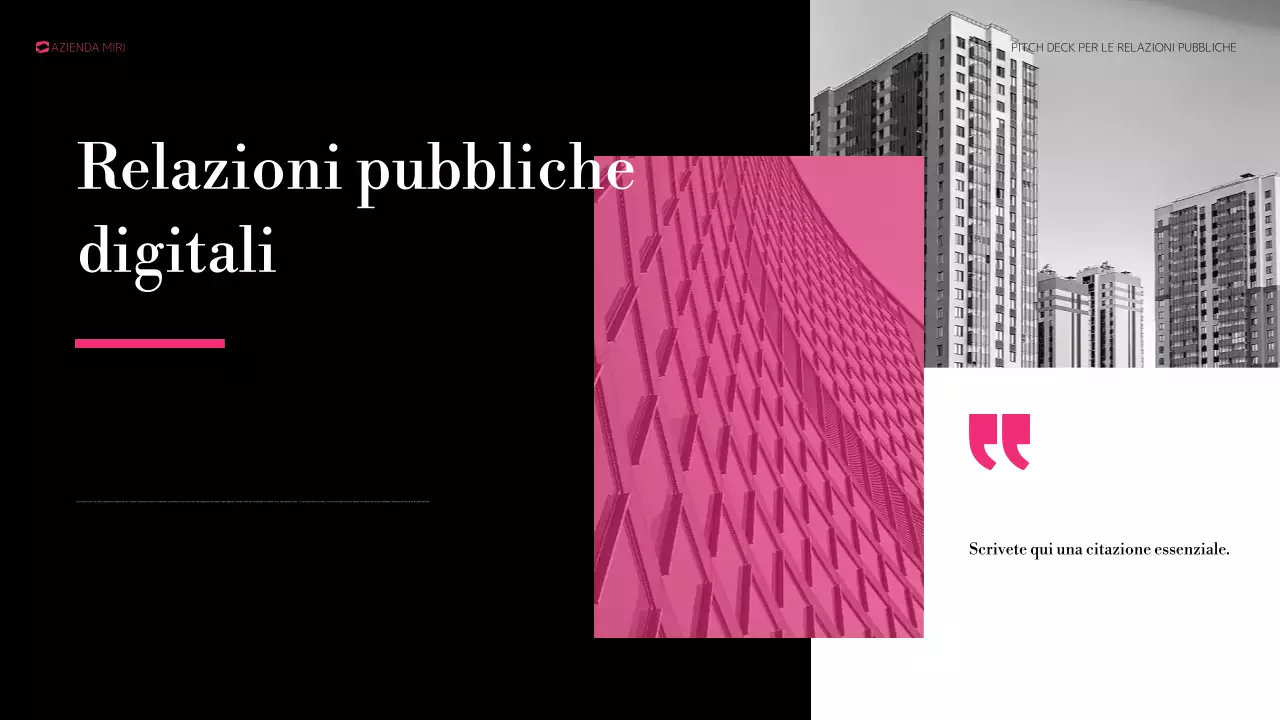 rapporto dei media in grassetto rosa