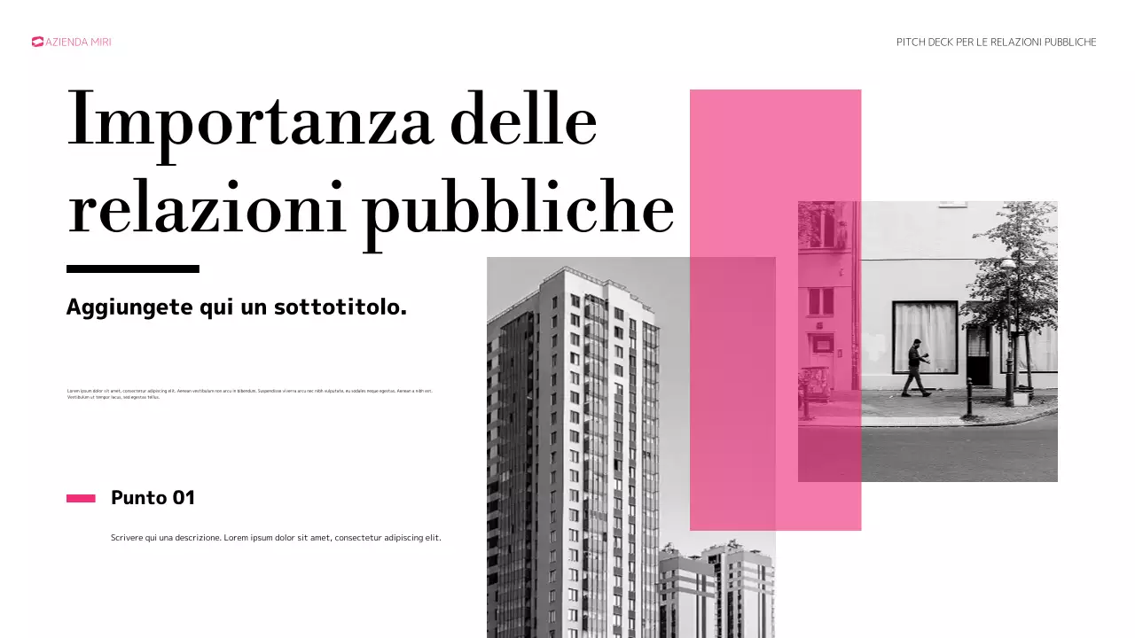 rapporto dei media in grassetto rosa