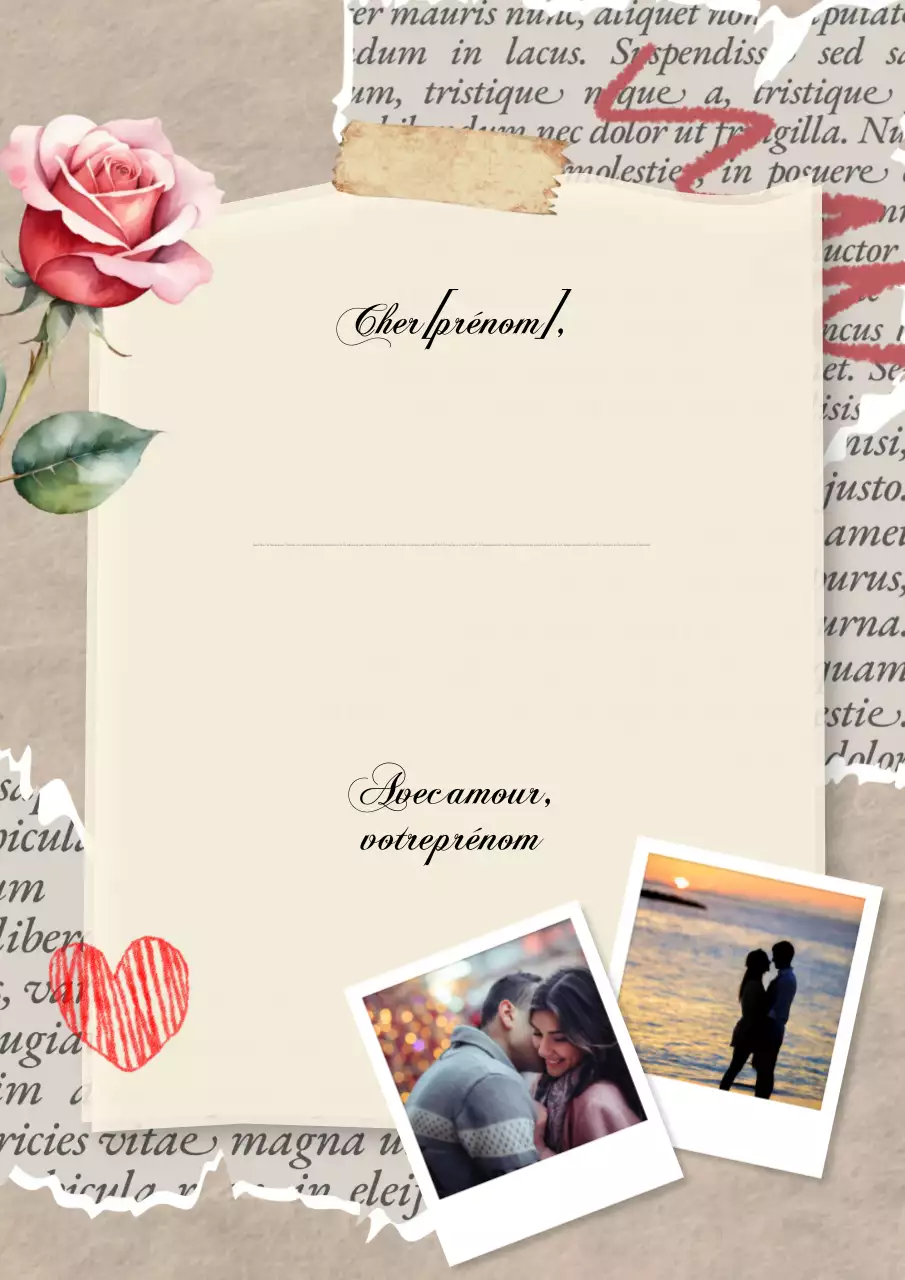 Lettre de la Saint-Valentin