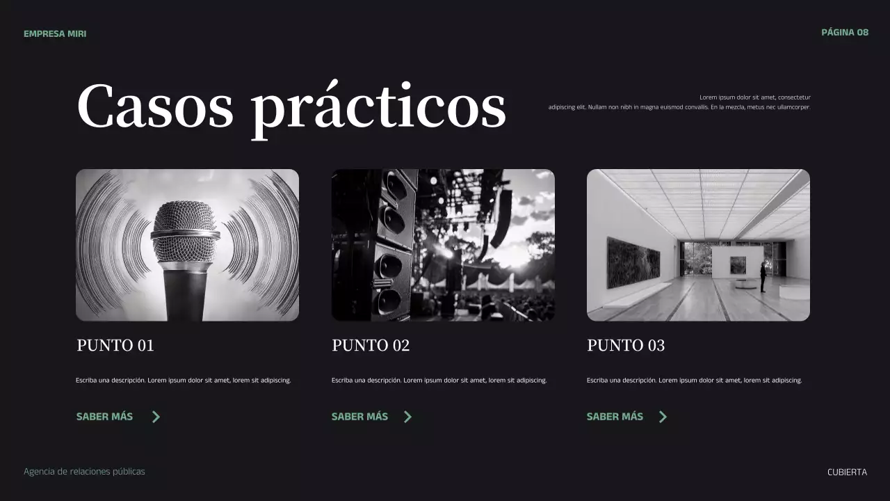 green abstract business pitch