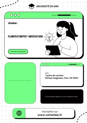 annonce d'un atelier sur les carrières vertes et modernes