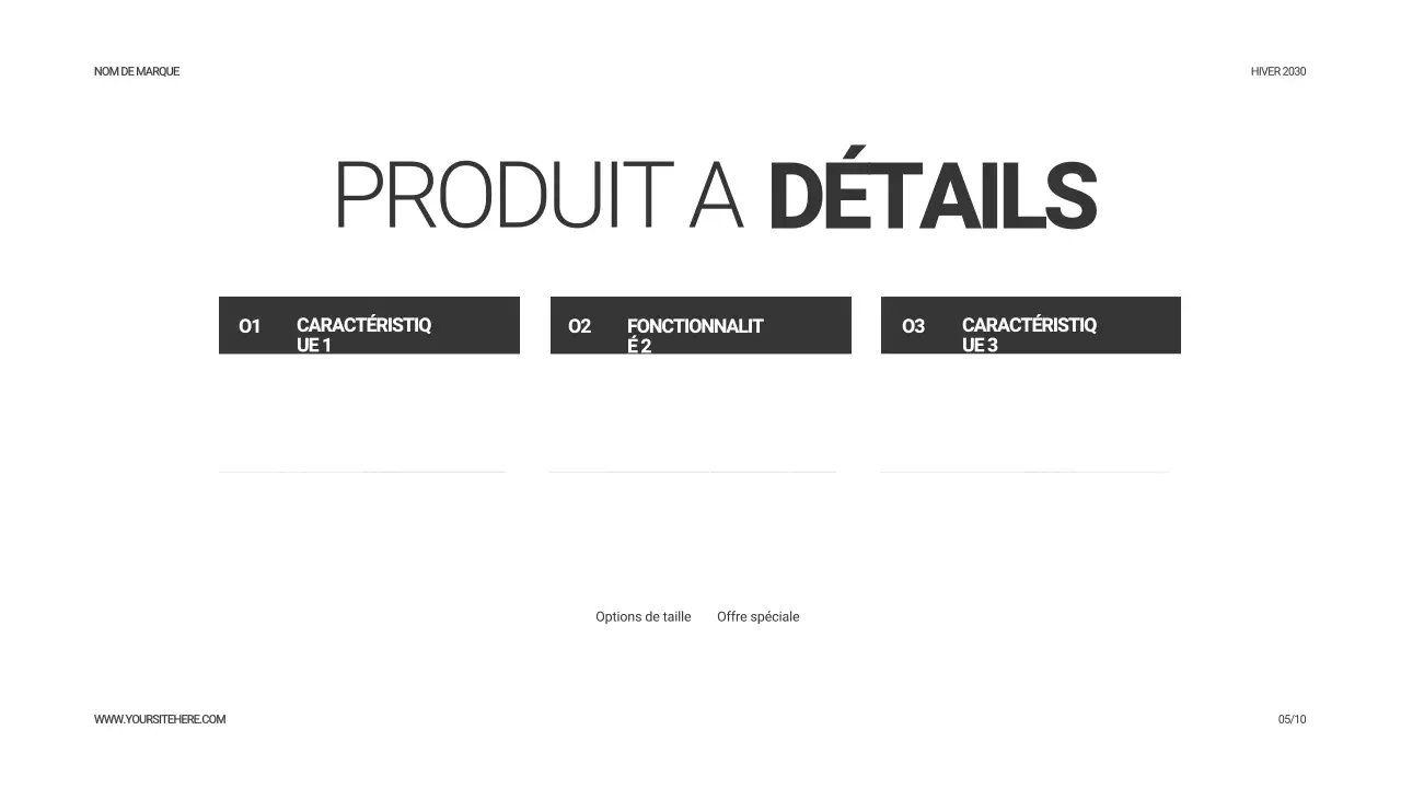 Catalogue de produits Beige Modern