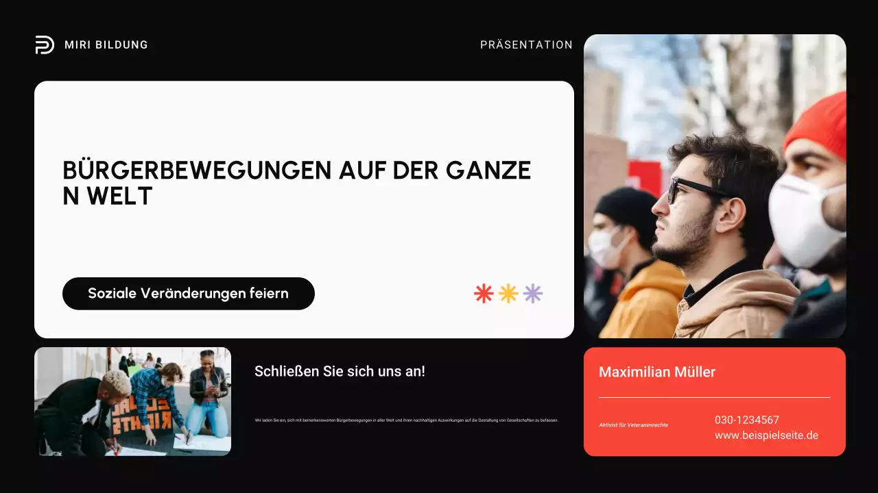 Schwarz und Rot Moderne Bürgerrechtsbewegungen auf der ganzen Welt