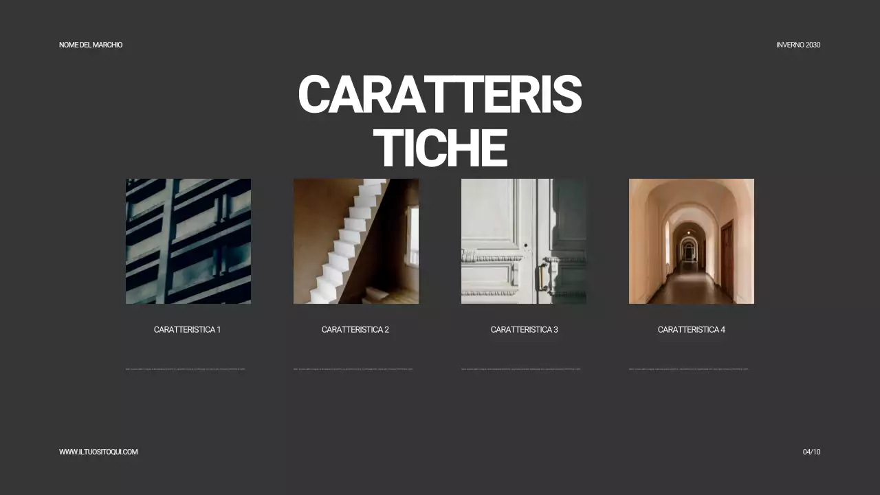 Catalogo dei prodotti moderni beige