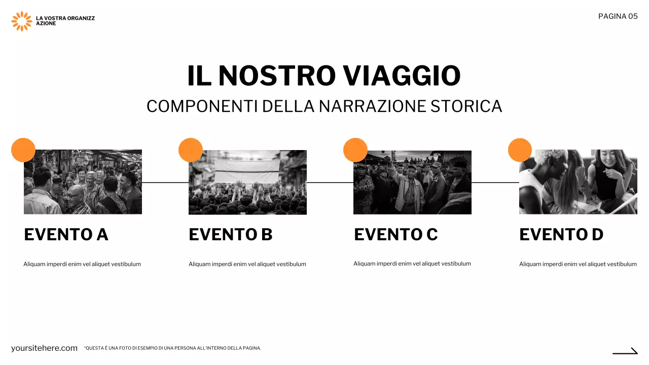 nero moderno senza scopo di lucro presentazione