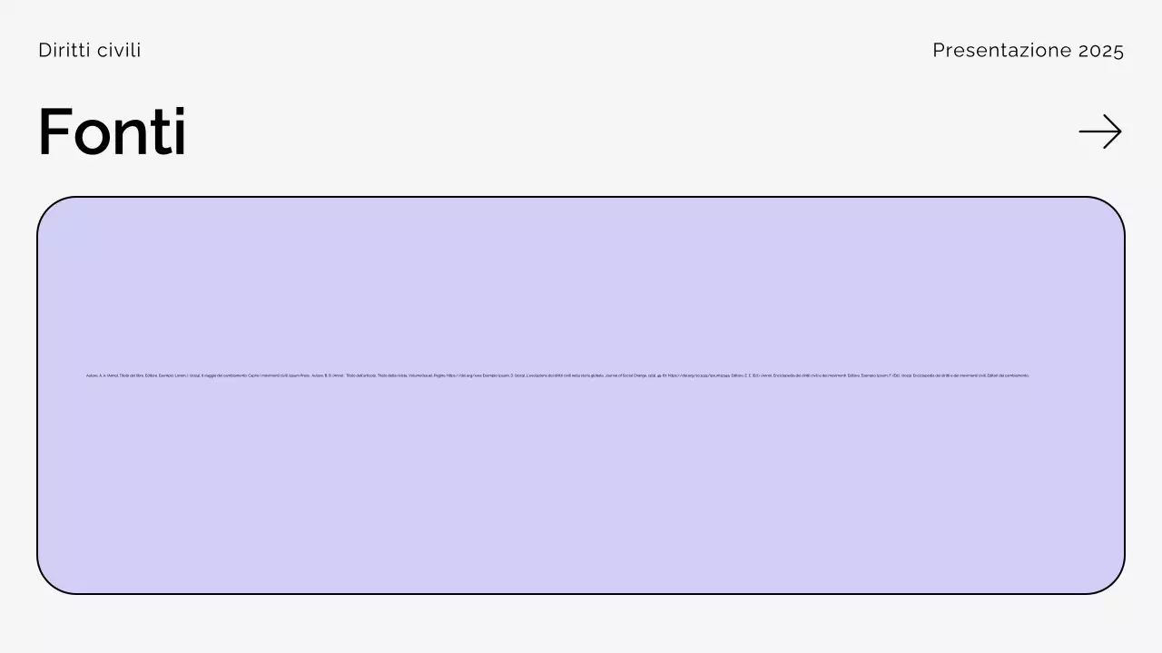 Presentazione del Movimento per i diritti civili moderno Beige
