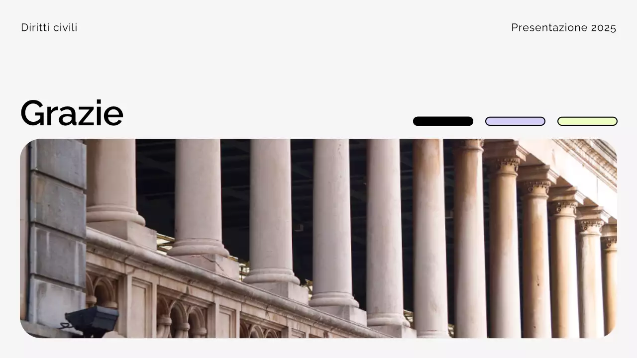 Presentazione del Movimento per i diritti civili moderno Beige