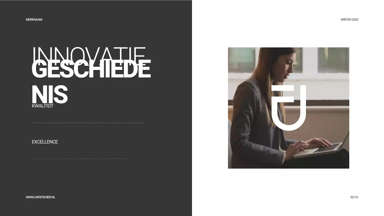 Beige moderne productcatalogus