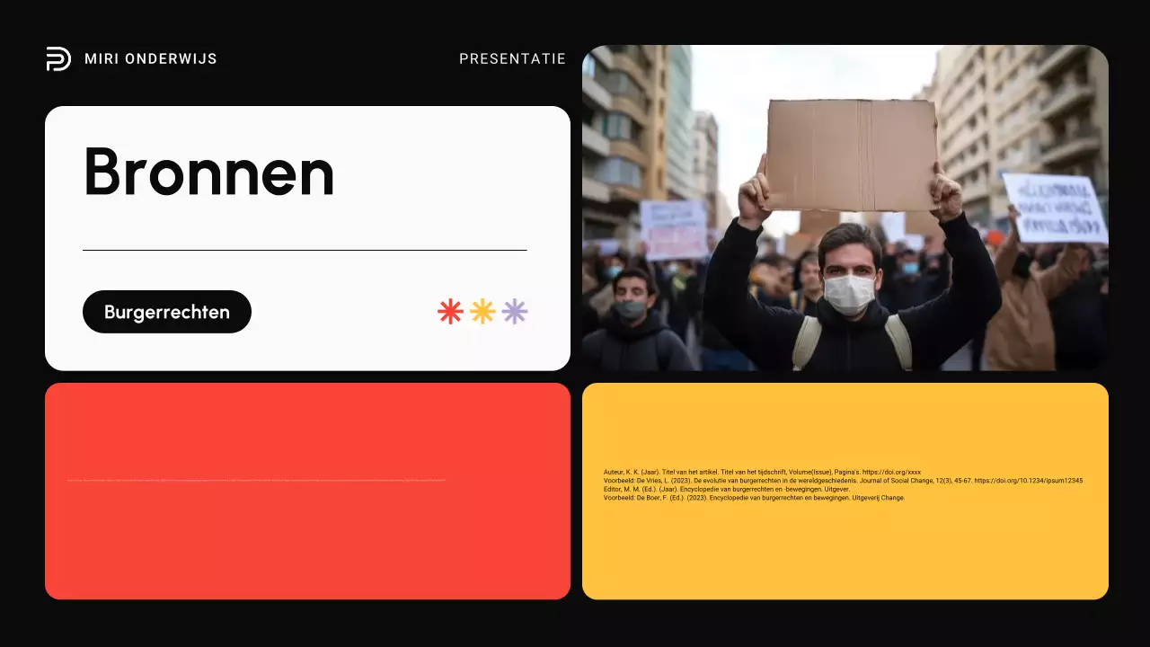 Zwart en rood Moderne burgerrechtenbewegingen over de hele wereld