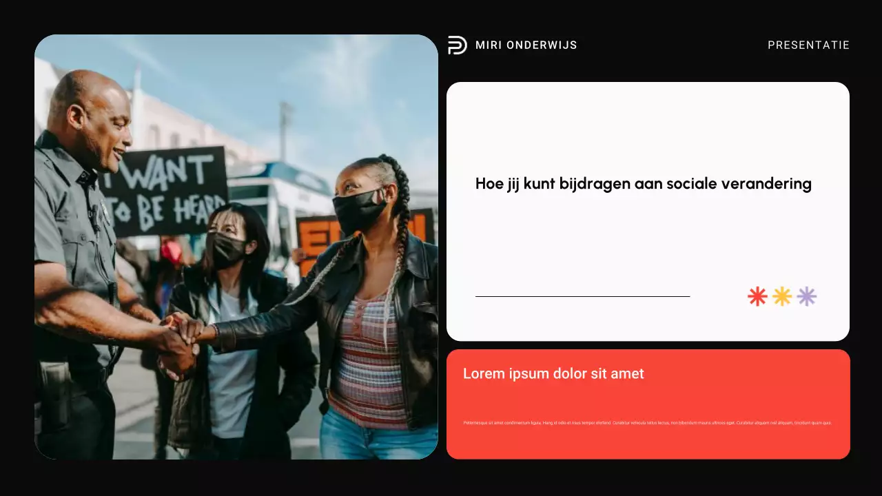 Zwart en rood Moderne burgerrechtenbewegingen over de hele wereld