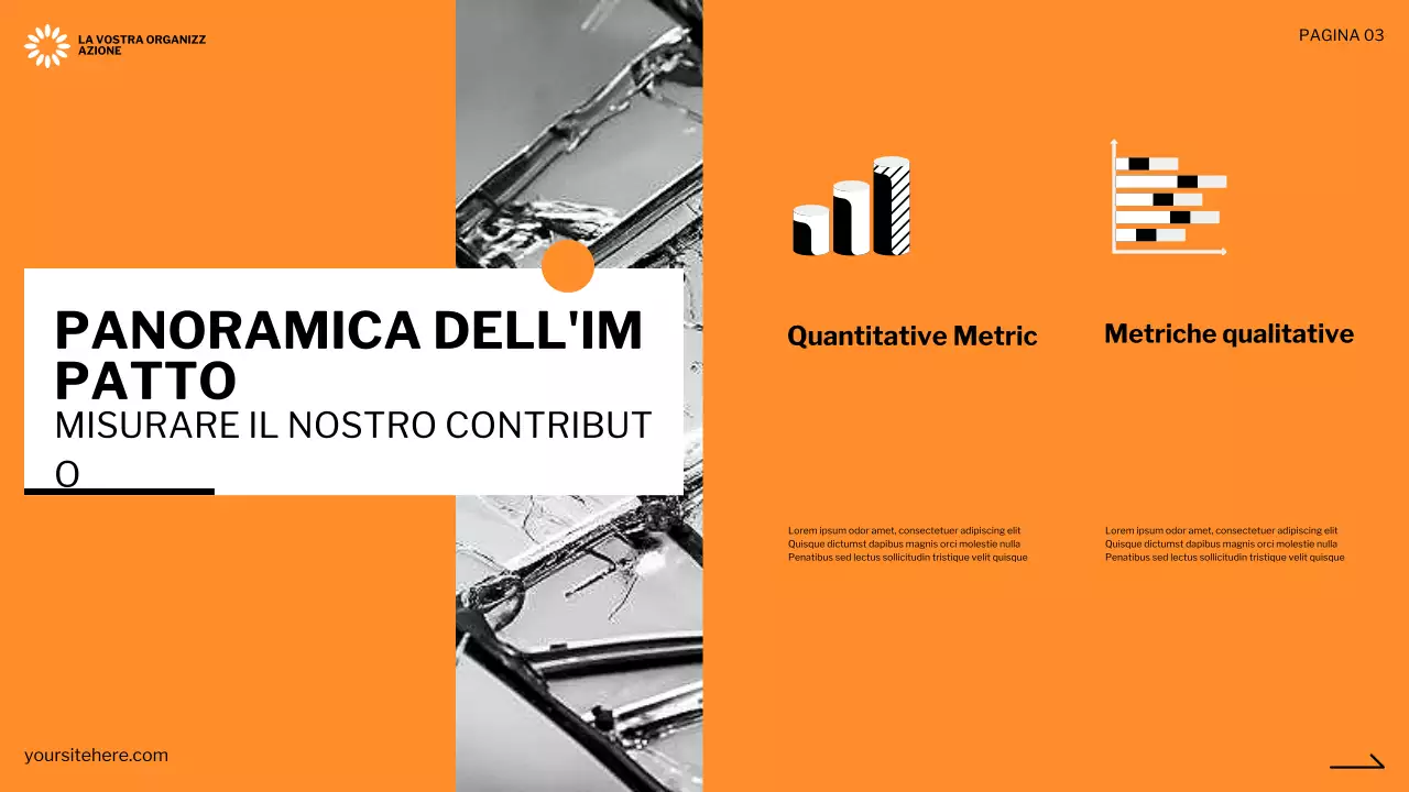 nero moderno senza scopo di lucro presentazione