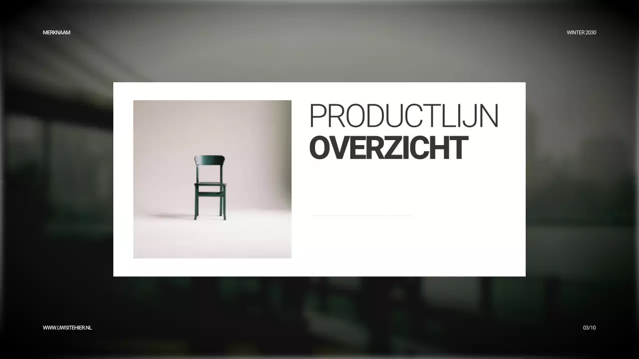 Beige moderne productcatalogus