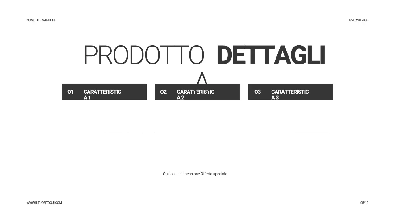 Catalogo dei prodotti moderni beige