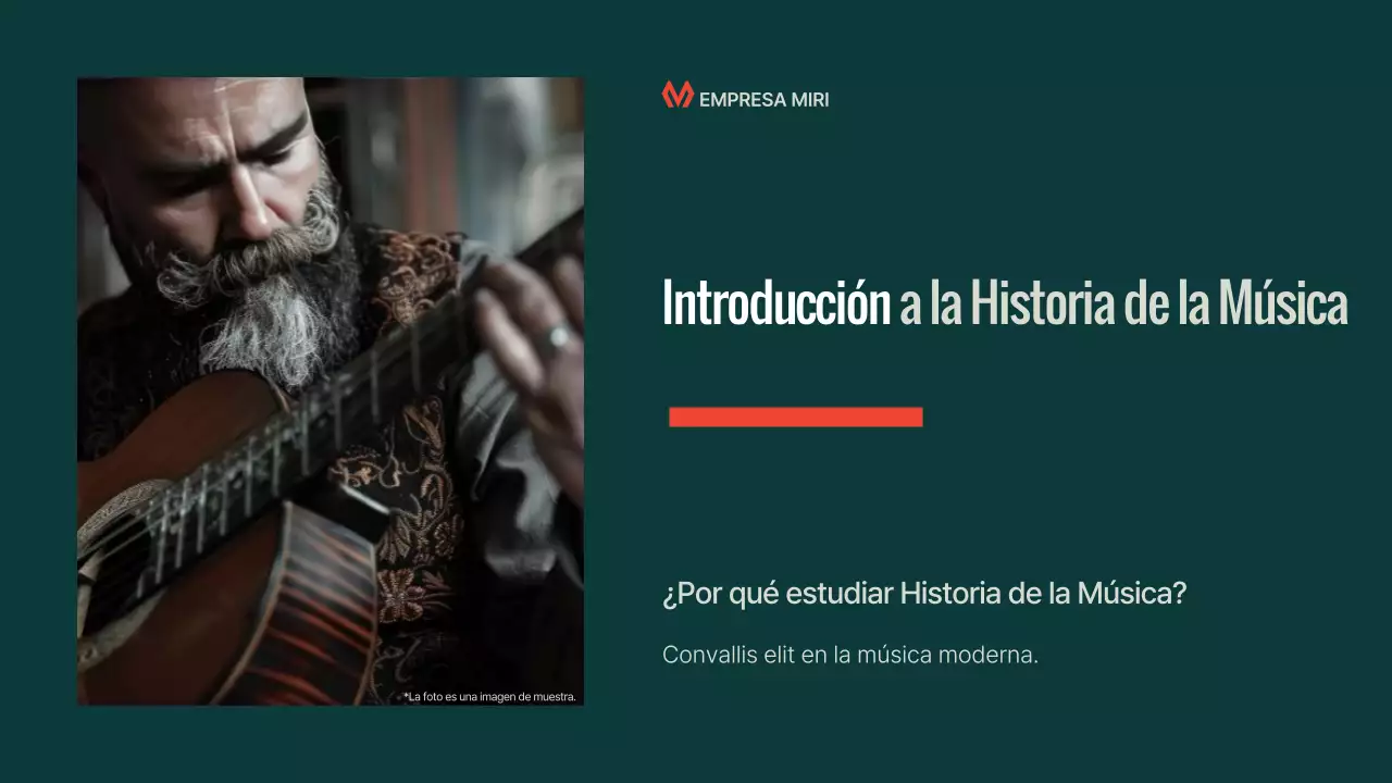 Presentación de la conferencia Teal Modern Music