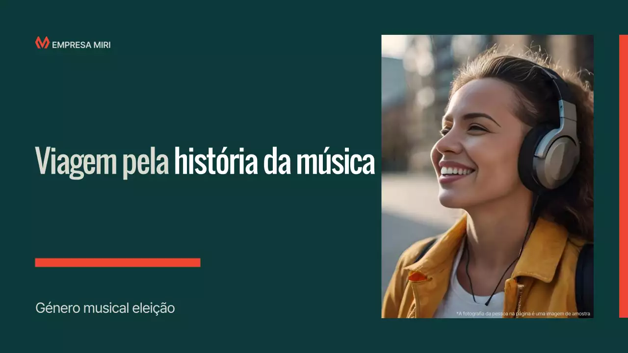 Apresentação da palestra sobre música moderna Teal