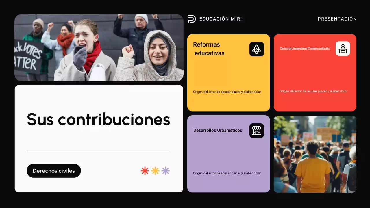 Negro y Rojo Movimientos modernos de derechos civiles en todo el mundo