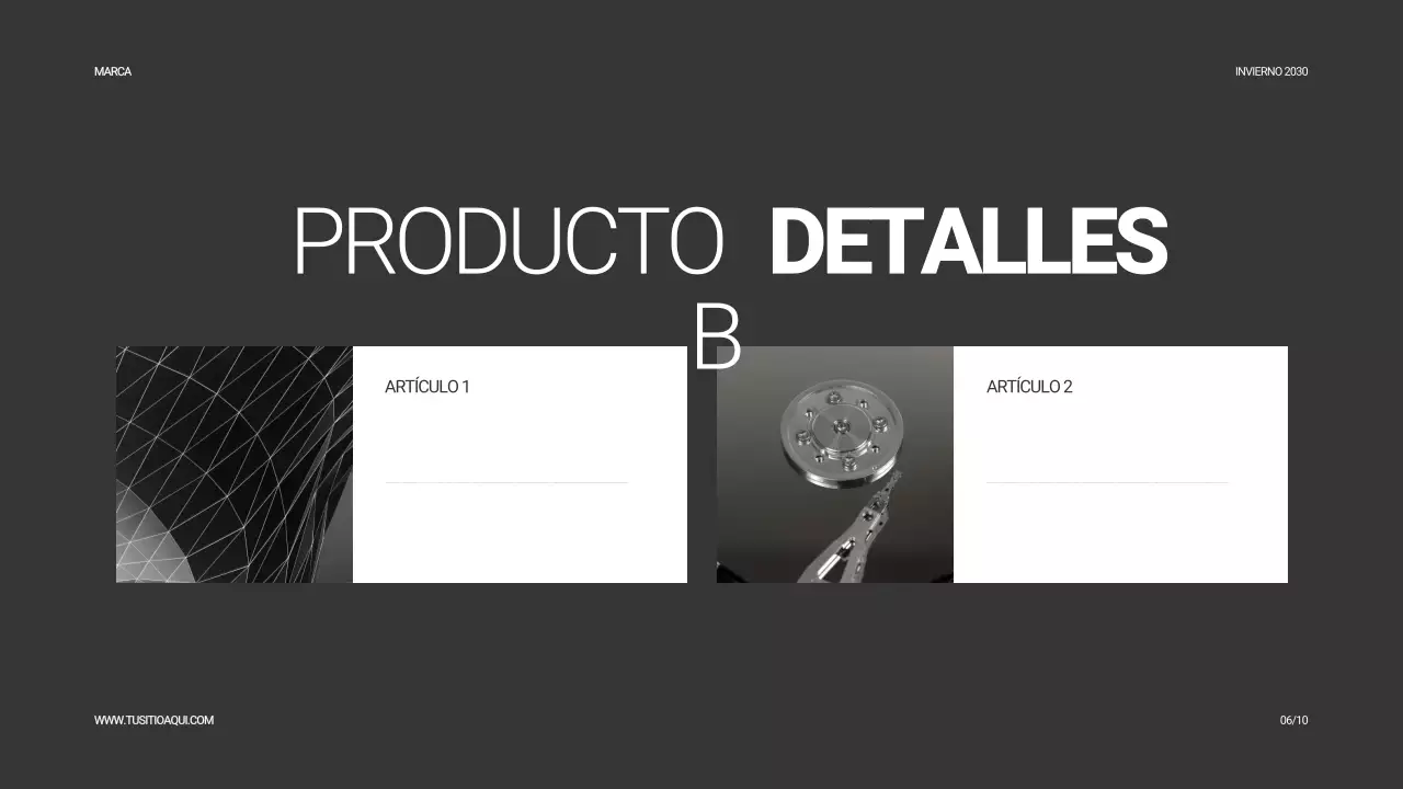 Catálogo de productos Beige Modern