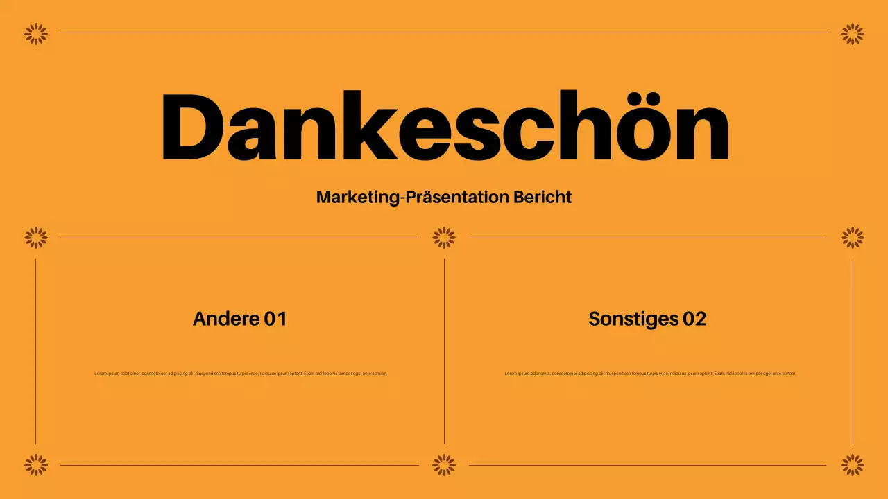 geometrischer Marketingbericht der Marine