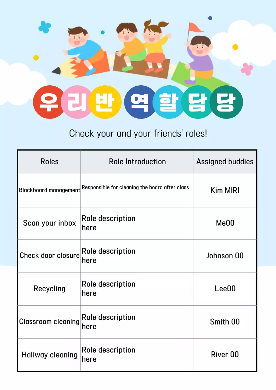 Hướng dẫn hoạt động lớp Sky Blue Baby