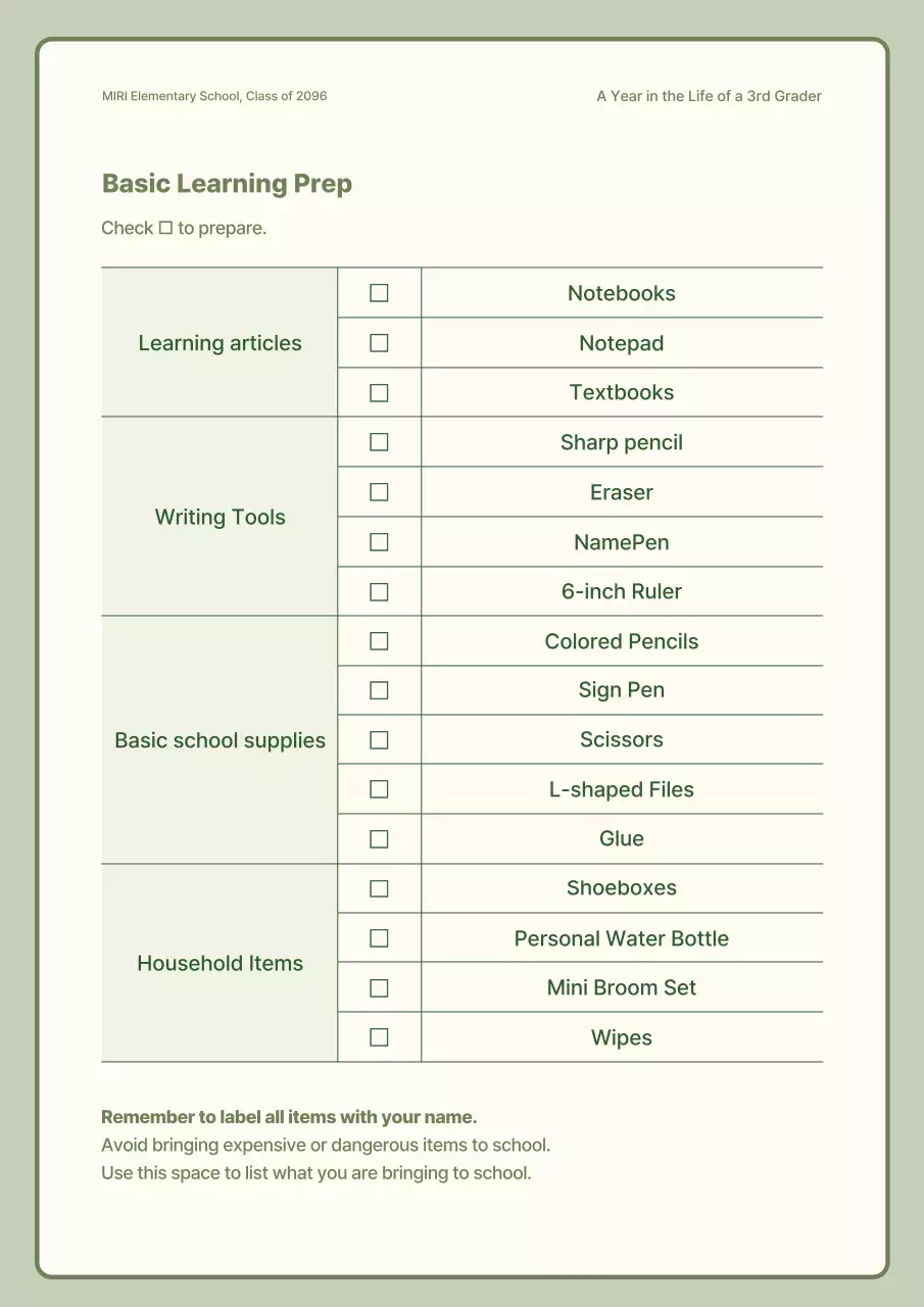 Hướng dẫn lớp Green Simple