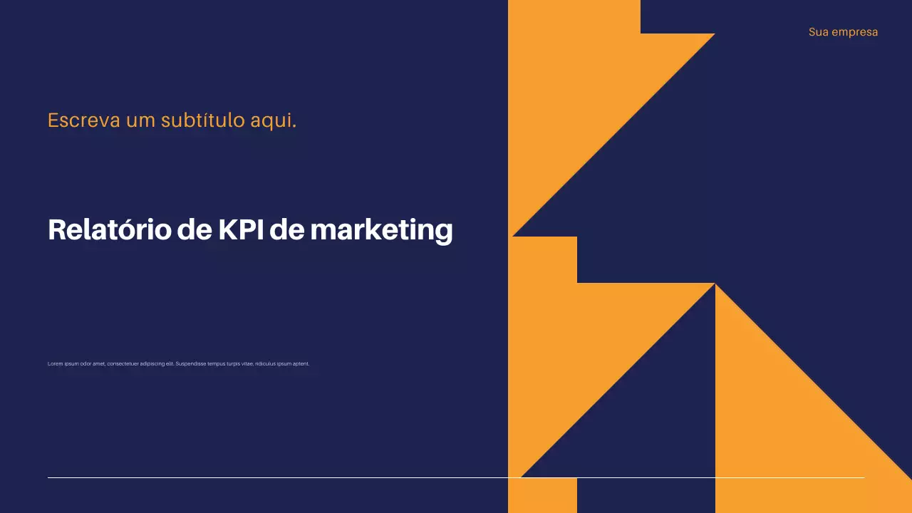 relatório de marketing geométrico da marinha