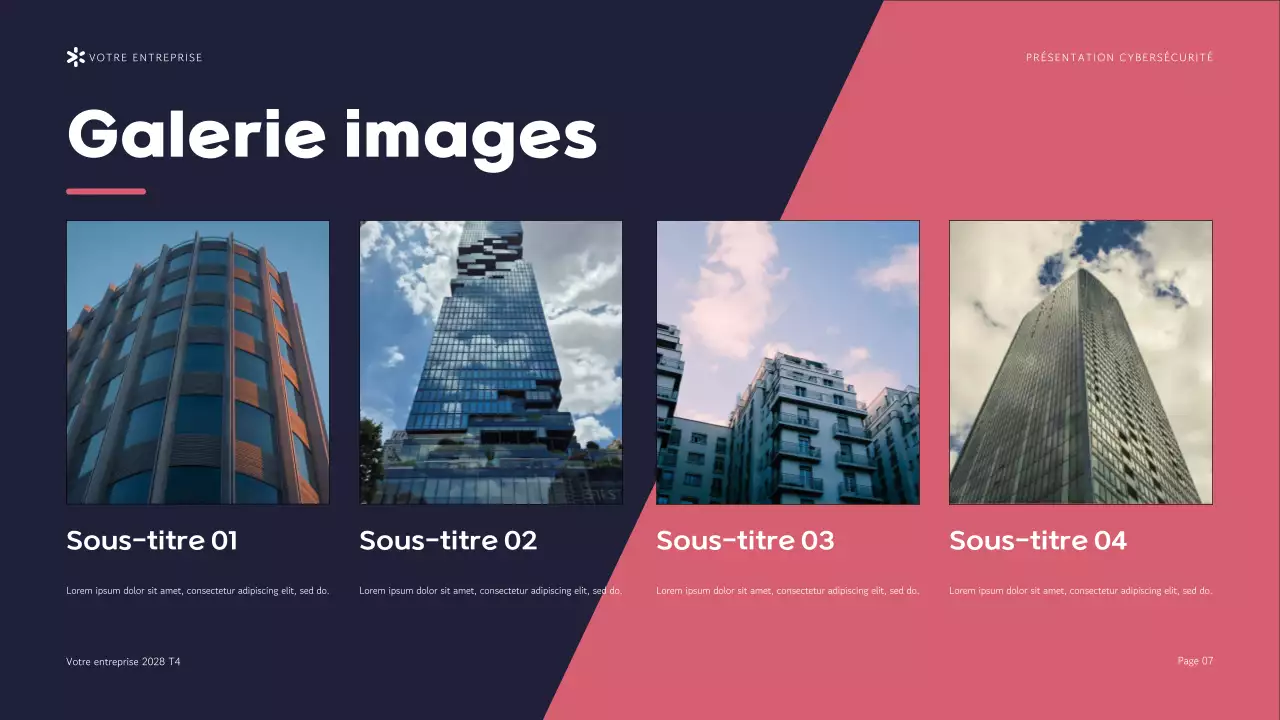 Présentation de l'agence de cybersécurité Purple Modern