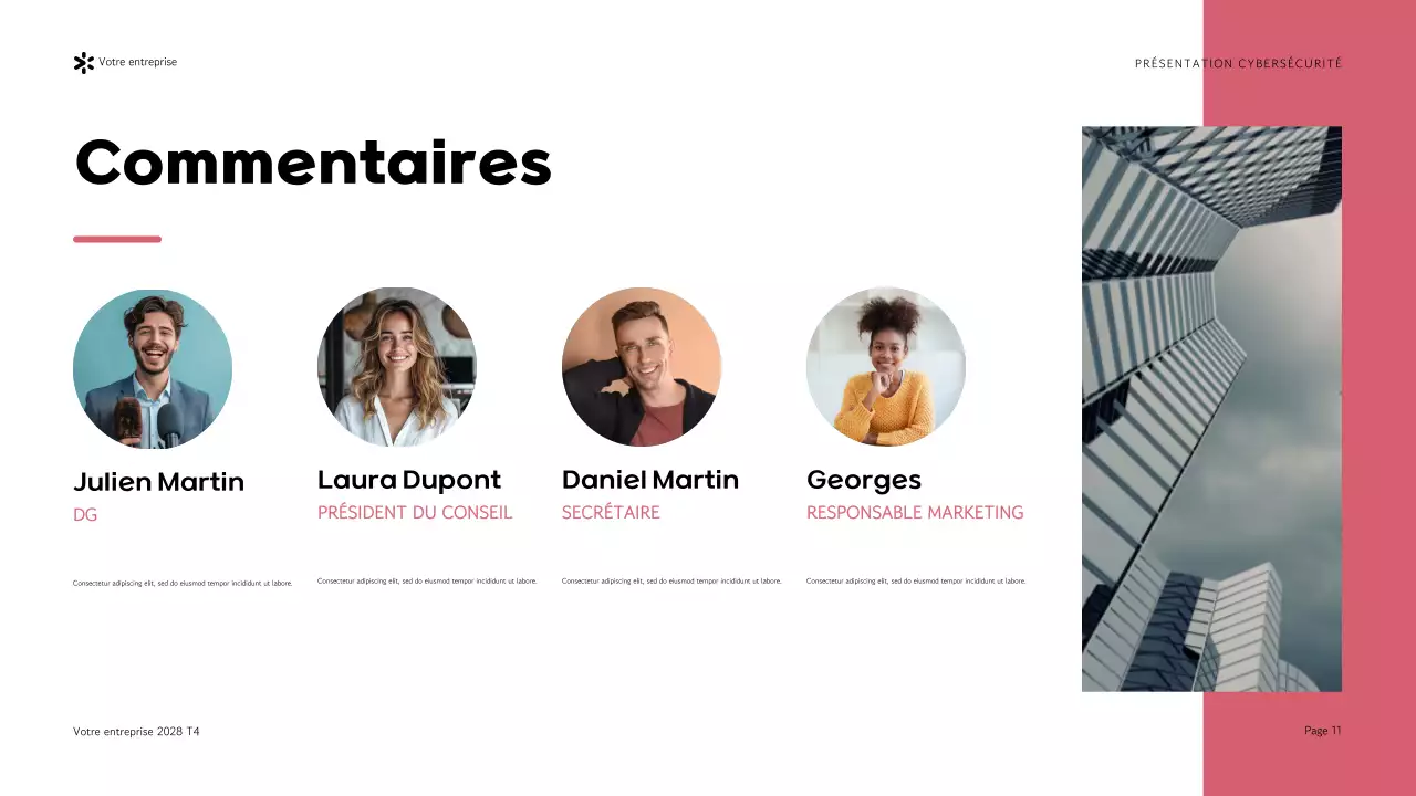 Présentation de l'agence de cybersécurité Purple Modern