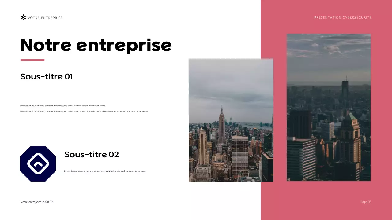 Présentation de l'agence de cybersécurité Purple Modern