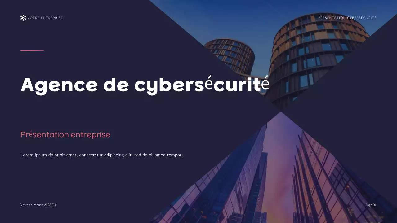 Présentation de l'agence de cybersécurité Purple Modern