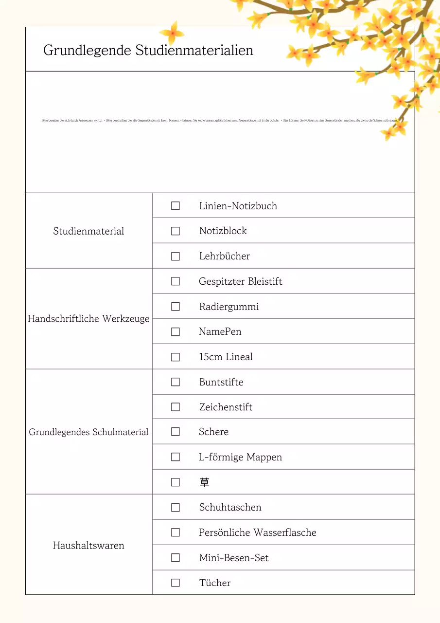 Beige Einfacher Schulbrief Lehrmittel