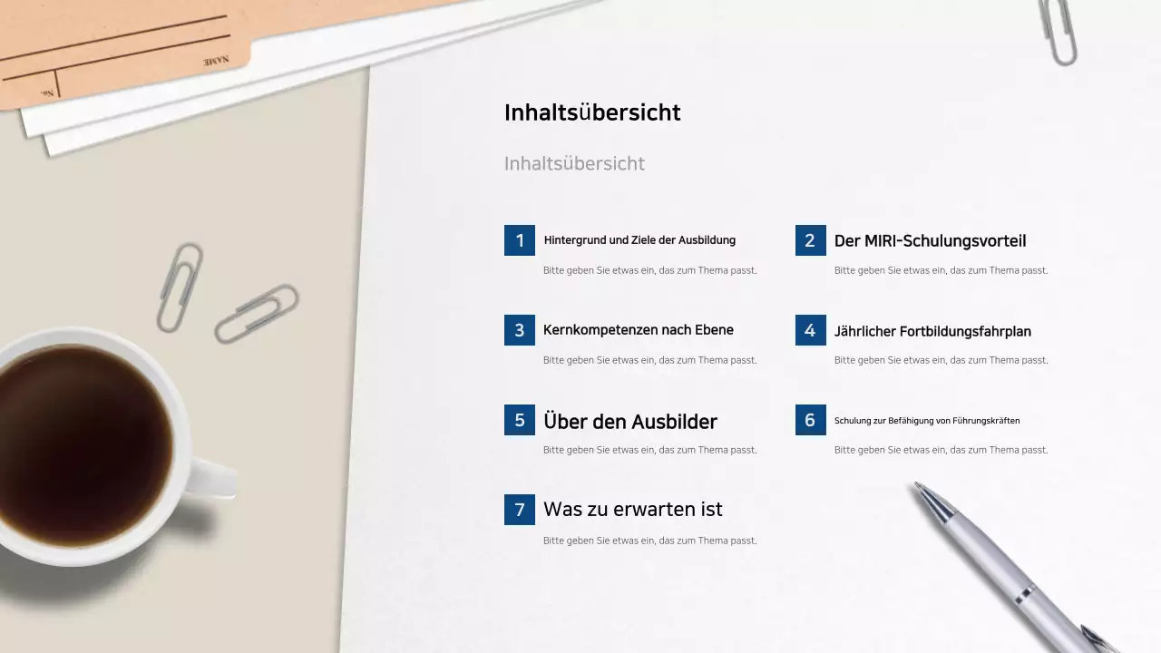 Graue saubere Ausbildungsvorschläge