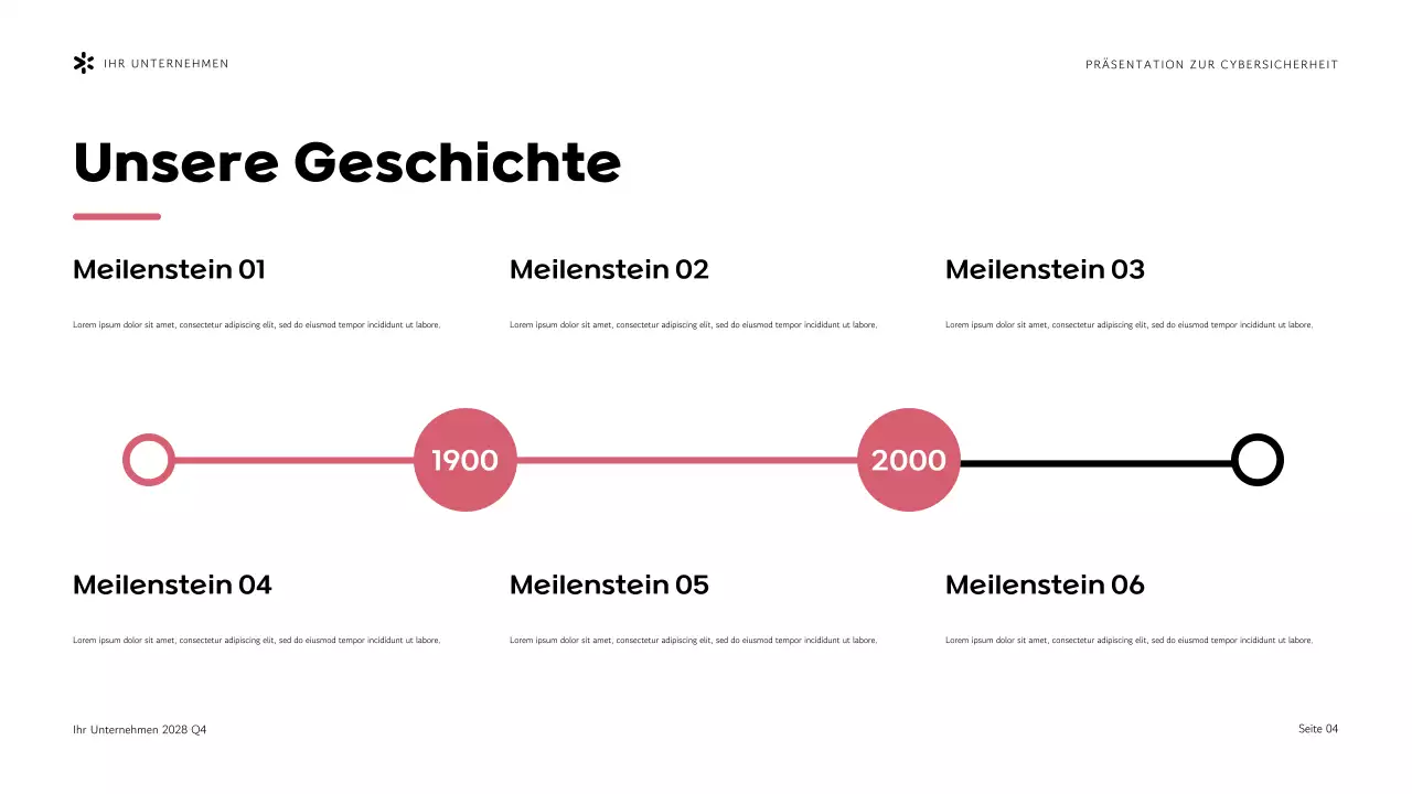 Lila Moderne Cybersicherheitsagentur Präsentation