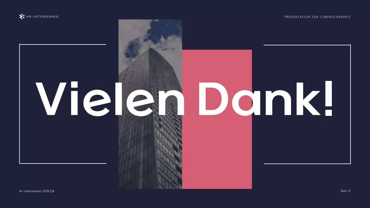 Lila Moderne Cybersicherheitsagentur Präsentation