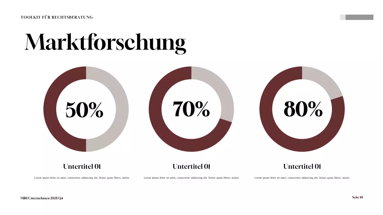 Maroon Professional Legal Consulting Toolkit Präsentation