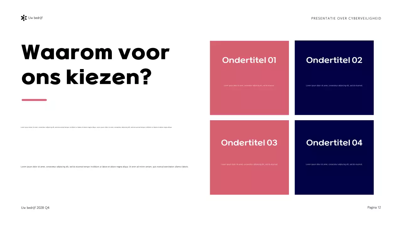 Presentatie Purple Modern Cyber Security Agency