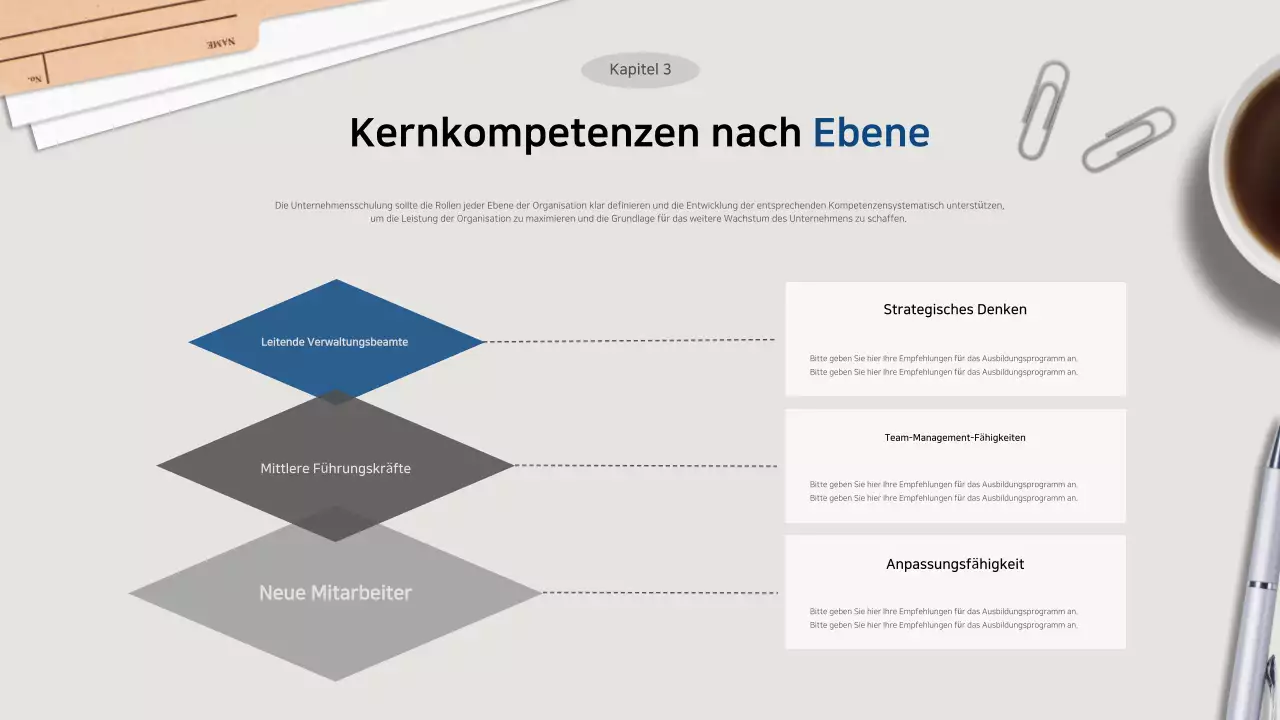 Graue saubere Ausbildungsvorschläge