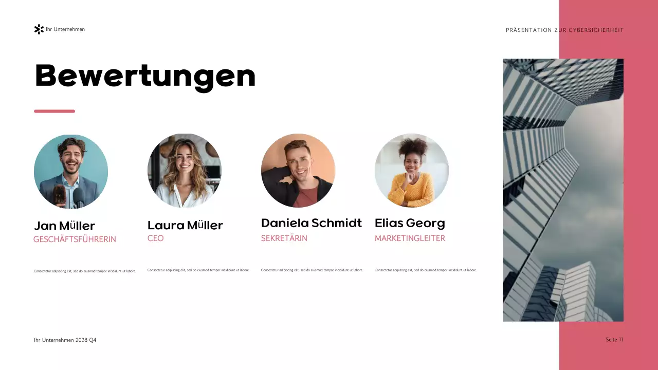 Lila Moderne Cybersicherheitsagentur Präsentation