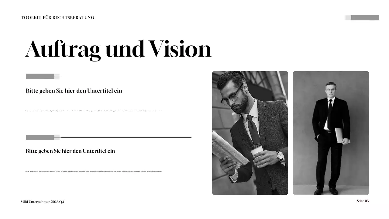 Maroon Professional Legal Consulting Toolkit Präsentation