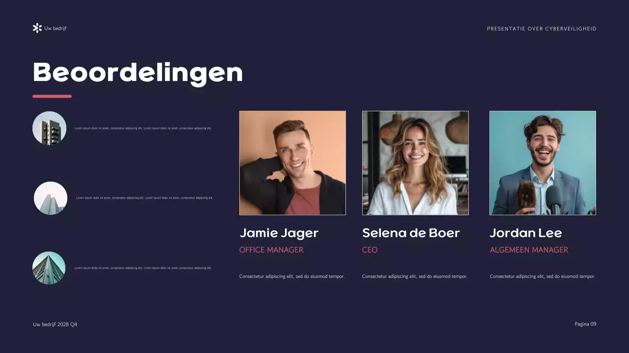 Presentatie Purple Modern Cyber Security Agency