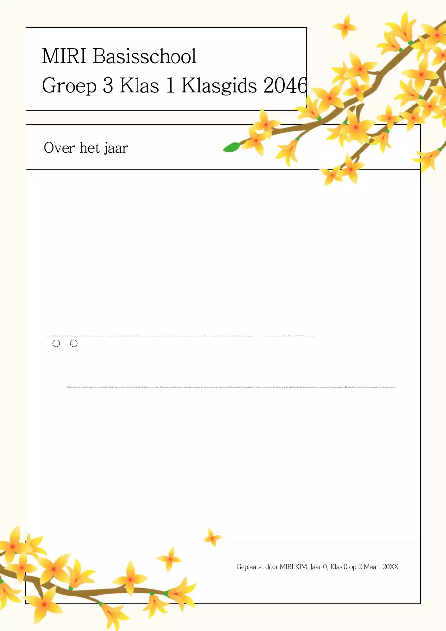 Beige eenvoudige schoolbrief lesmateriaal