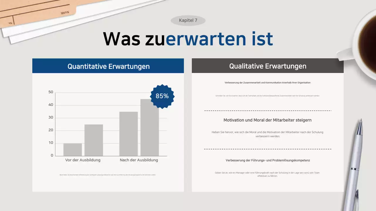 Graue saubere Ausbildungsvorschläge