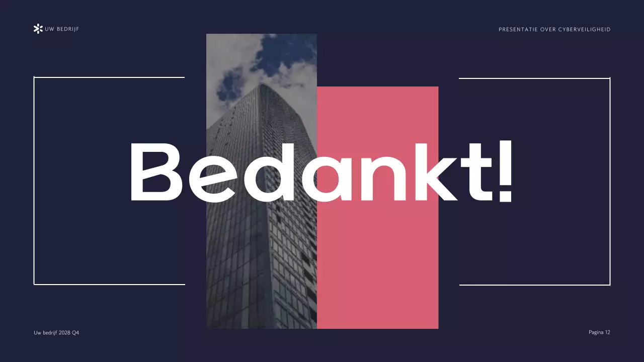 Presentatie Purple Modern Cyber Security Agency