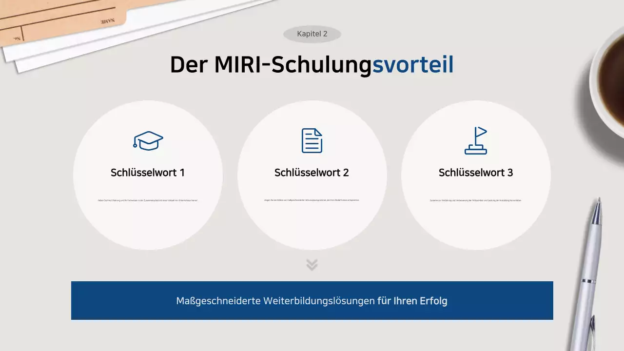 Graue saubere Ausbildungsvorschläge