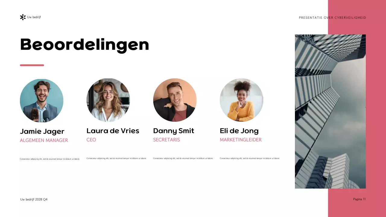 Presentatie Purple Modern Cyber Security Agency